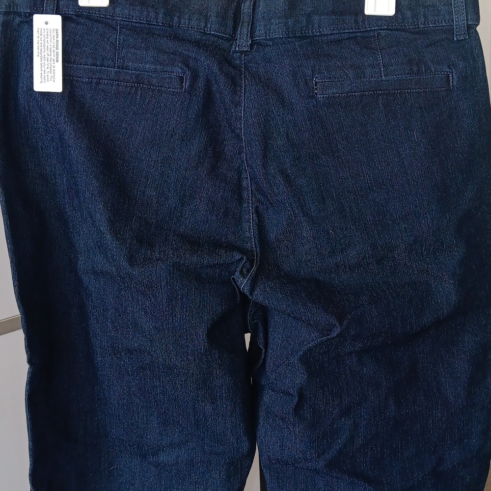 Women's Dark Blue Relaxed Jeans - Picture 3 of 3